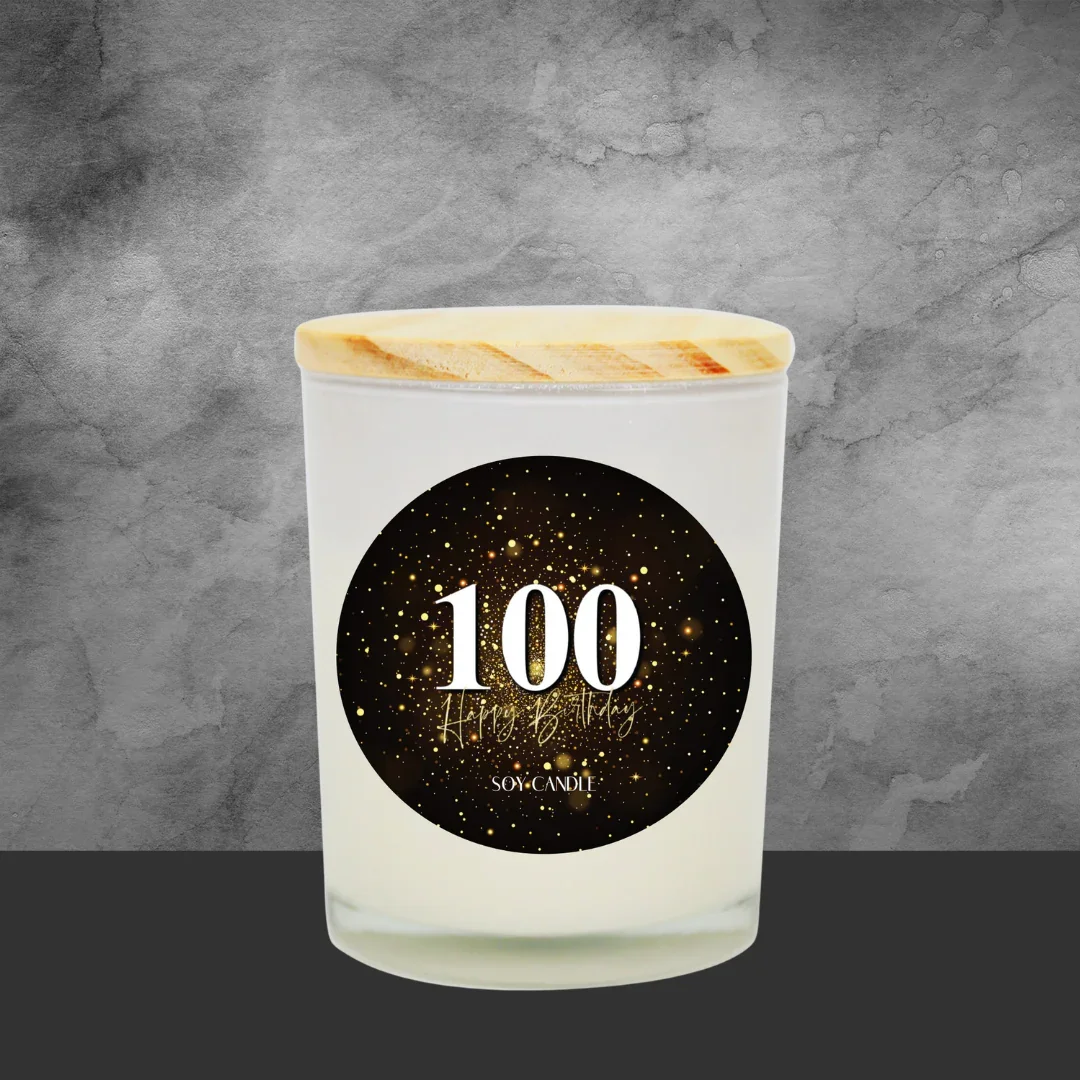 100th Birthday Soy Candle