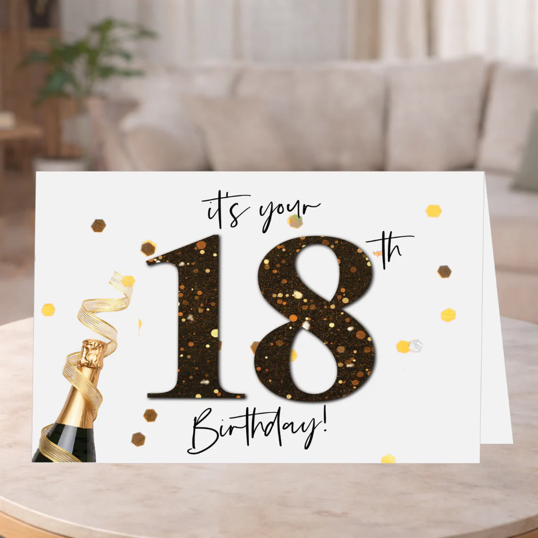 18th Birthday Greeting Card