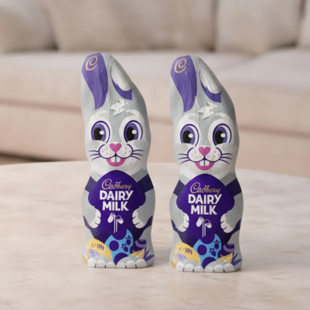2 Cadbury Chocolate Easter Bunny 100g