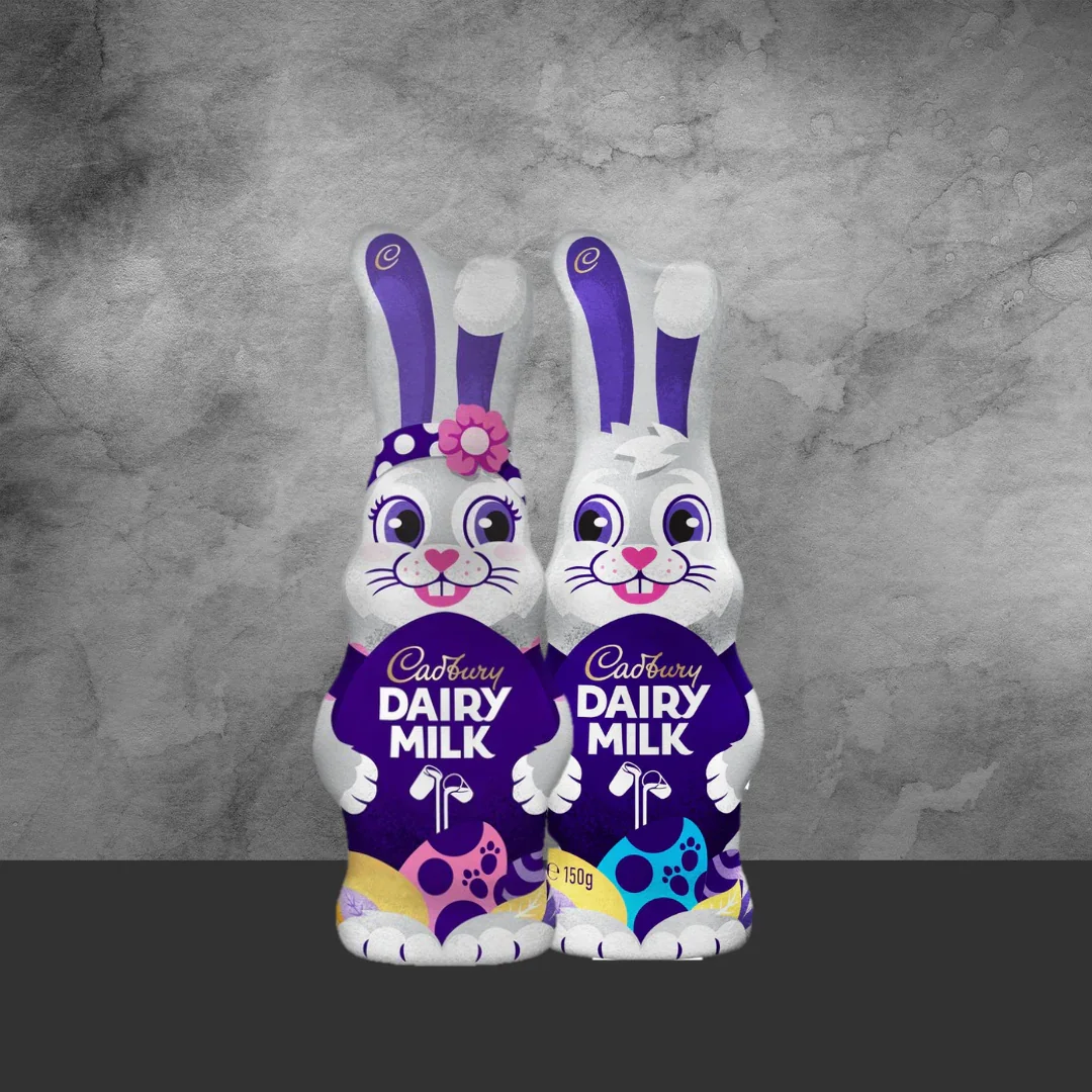 2 Cadbury Easter Bunnies 80g