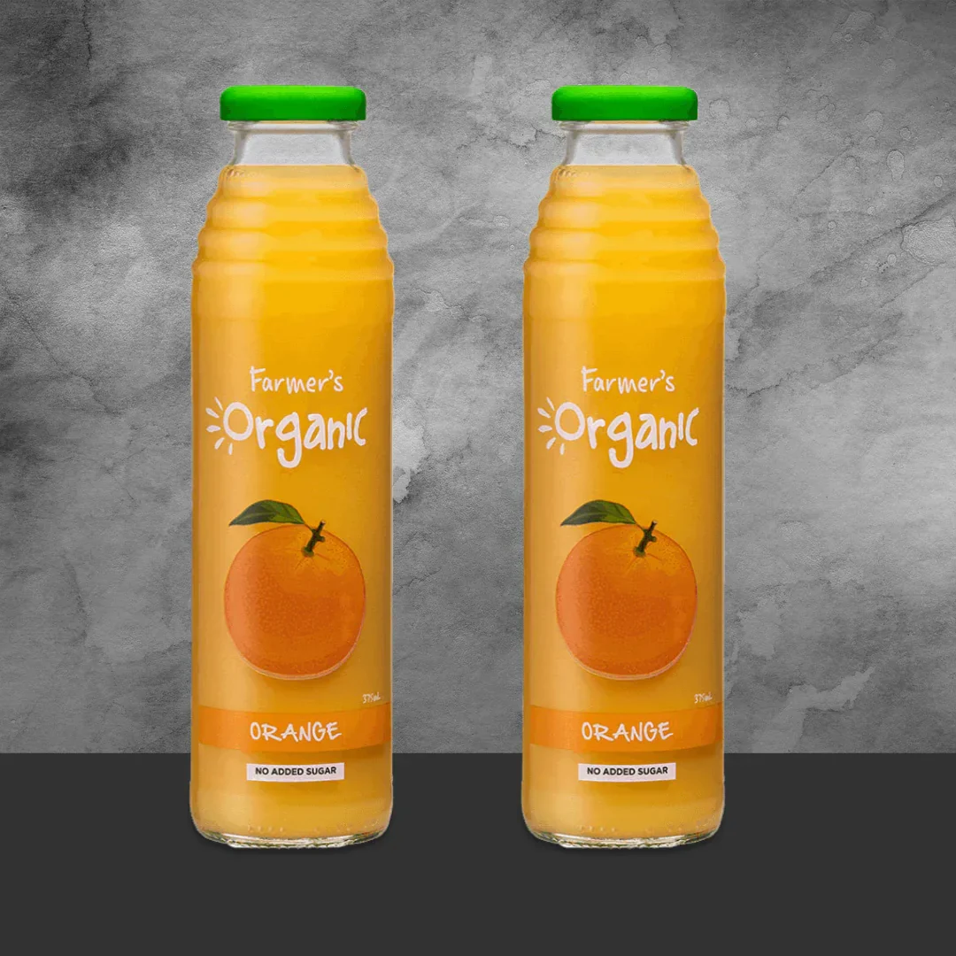 2 Farmers Organic Orange Juice 375ml - Image 2
