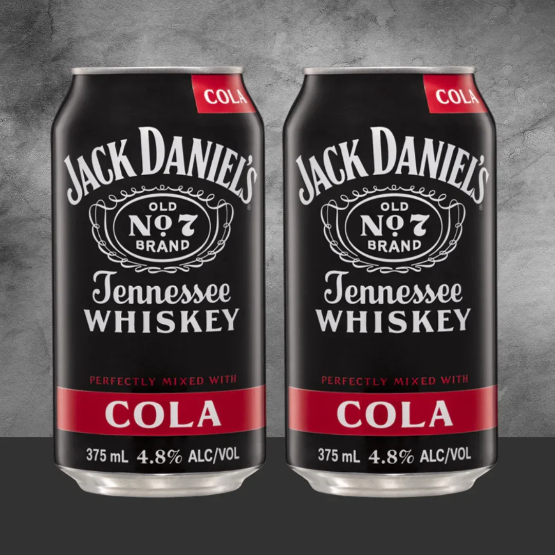 2 Jack Daniels Tennessee whiskey & cola 375ml - Image 2