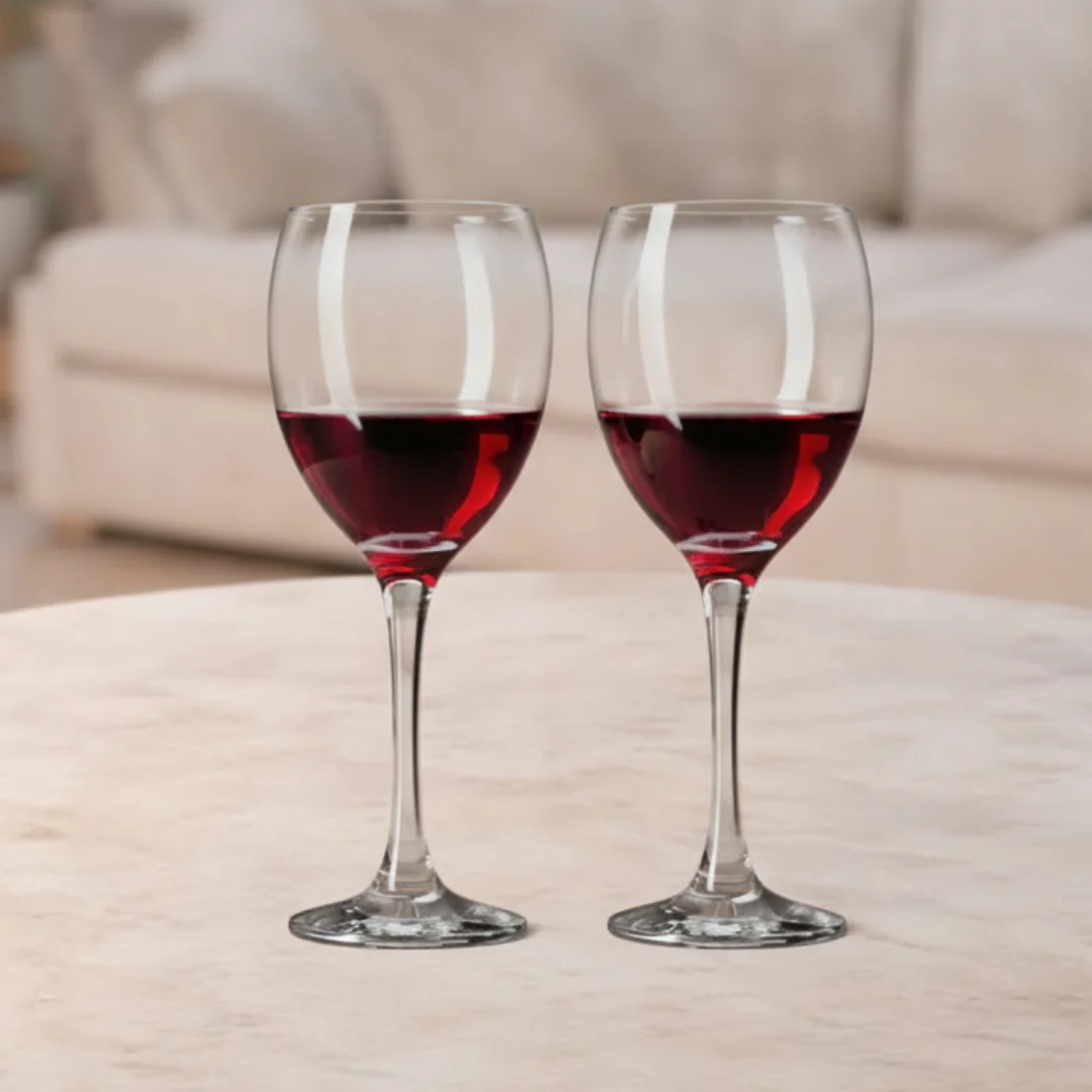 2 Lav Odin Empire Wine Glasses
