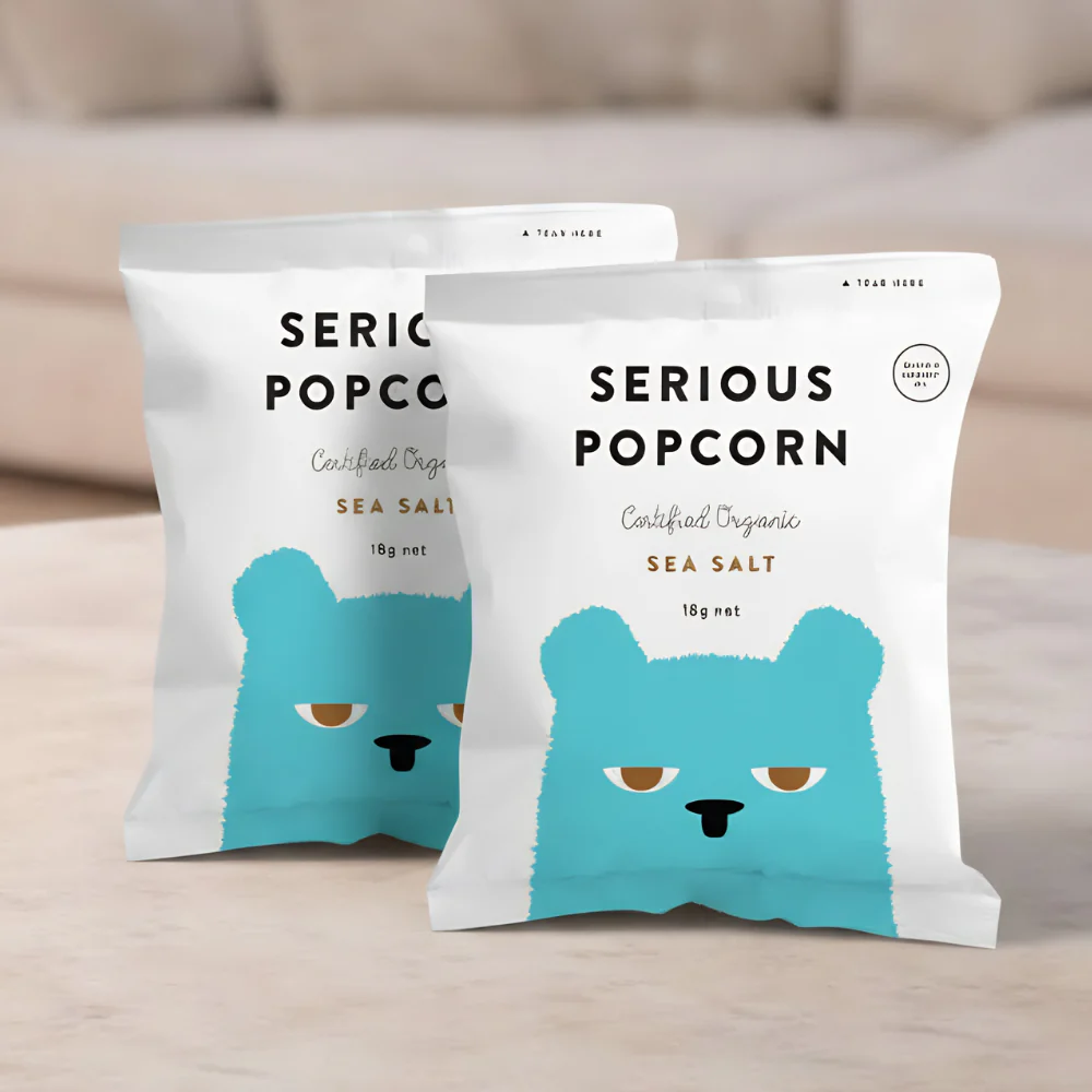 2 Serious Food Co Sea Salt Popcorn 18g