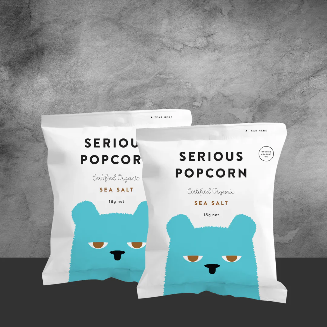 2 Serious Food Co Sea Salt Popcorn 18g - Image 2