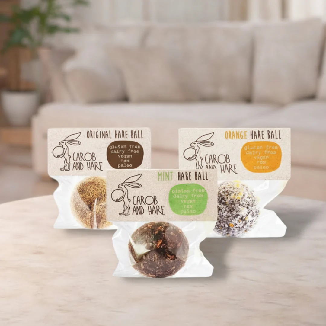 3 Carob and Hare Protein Balls 32g