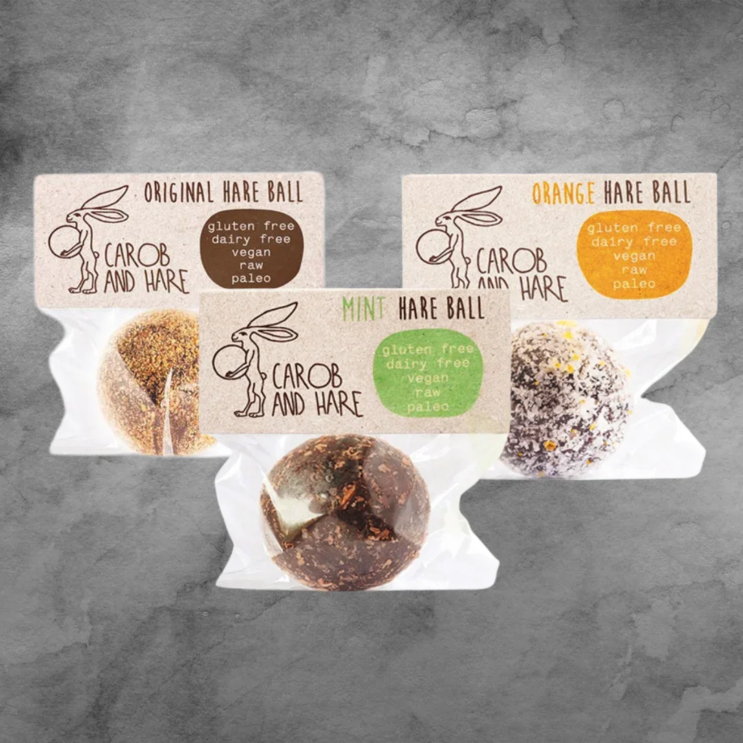 3 Carob and Hare Protein Balls 32g - Image 2