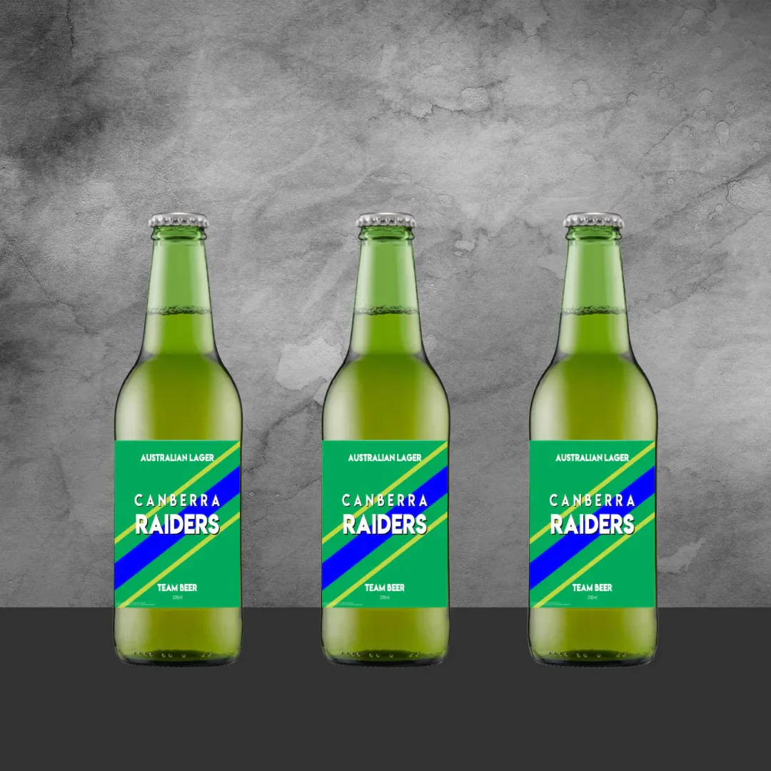 3 NRL Team Aussie Beers 330ml