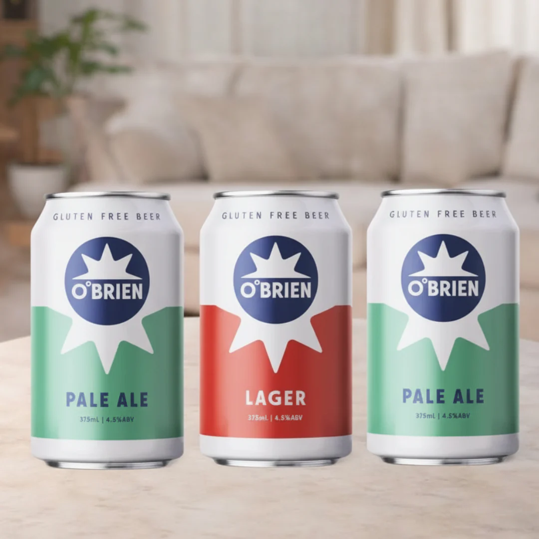 3 O'Brien Gluten Free Beers 330ml