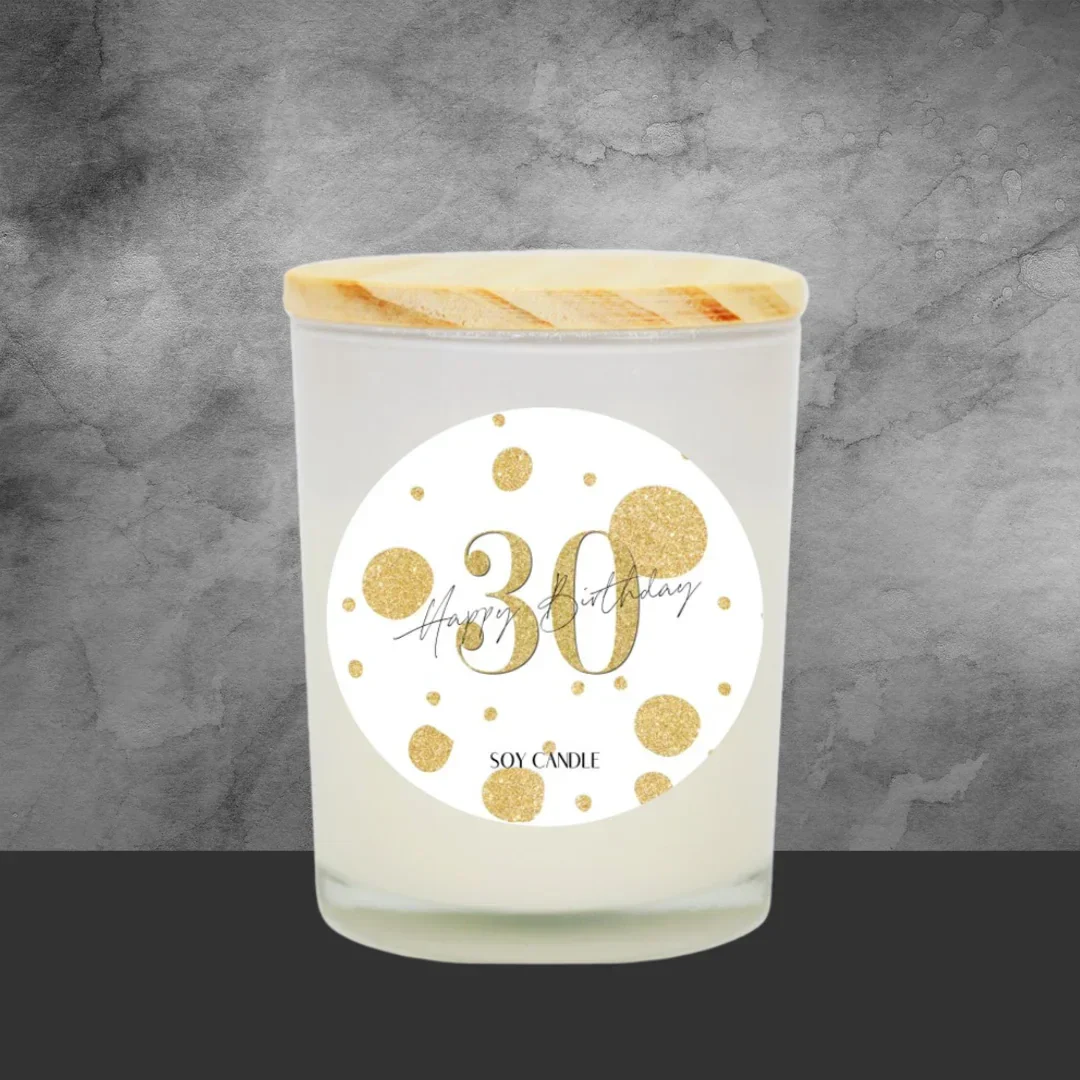 30th Birthday Soy Candle