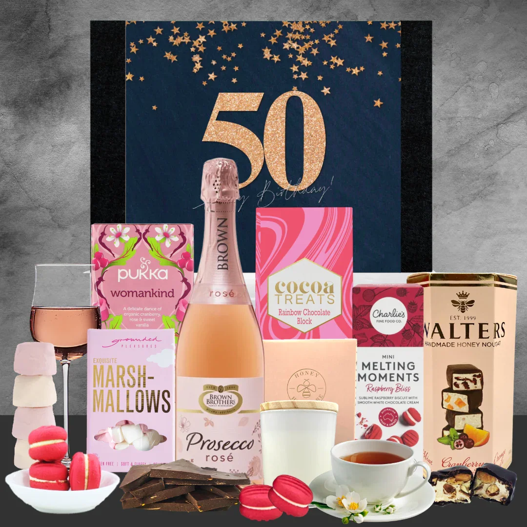 50th Birthdays & Sparkling Wine Hamper - Image 2