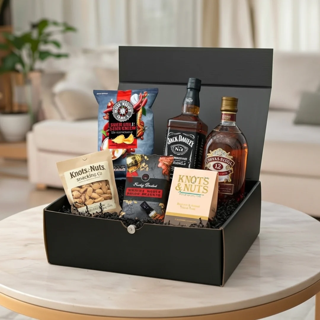 50th Birthdays & Whisky Choice and Snack Hamper - Image 7