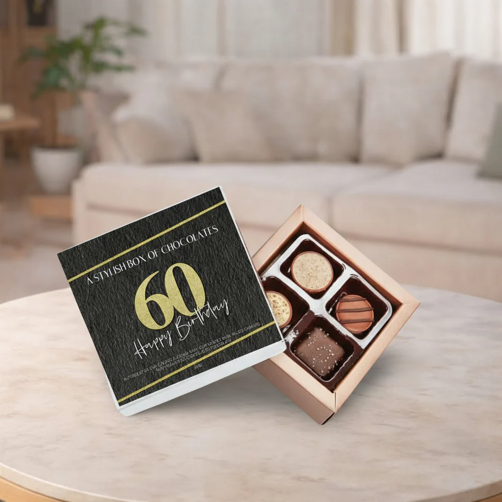60th Birthday Pure Indulgence Choc Box 40g