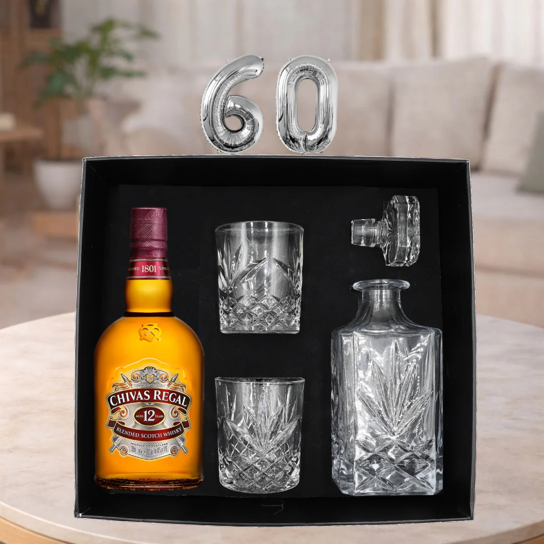 60th Birthdays & Chivas Decanter Hamper