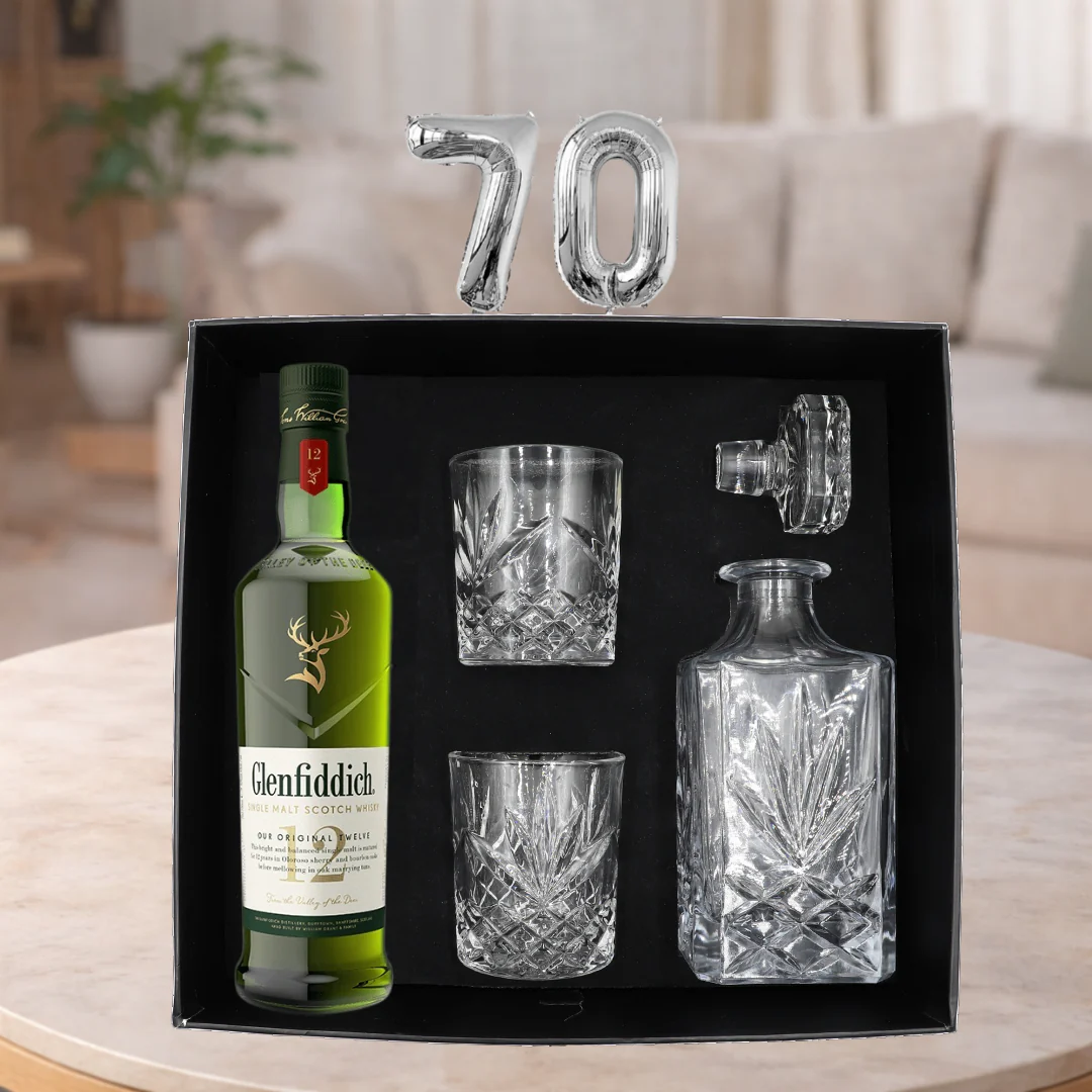 70th Birthdays & Glenfiddich Decanter Hamper