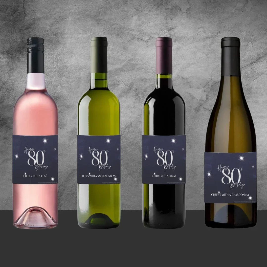 80th Birthday Wine Choice 750ml