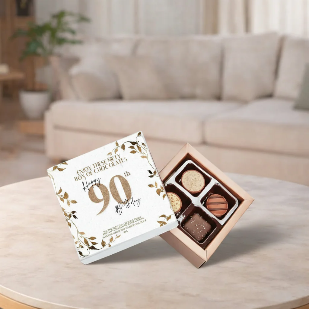 90th Birthday Pure Indulgence Choc Box 40g