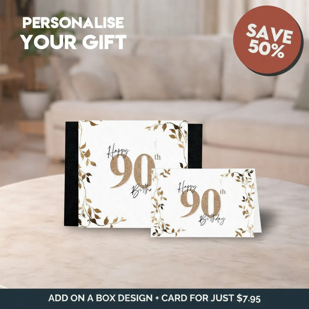 90th Happy Birthday Sleeve + Card