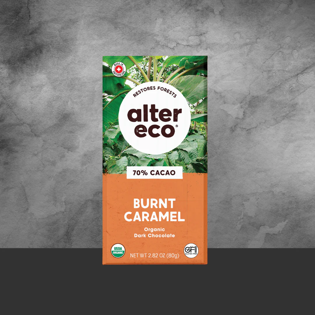 Alter Eco Burnt Caramel Chocolate 80g - Image 2
