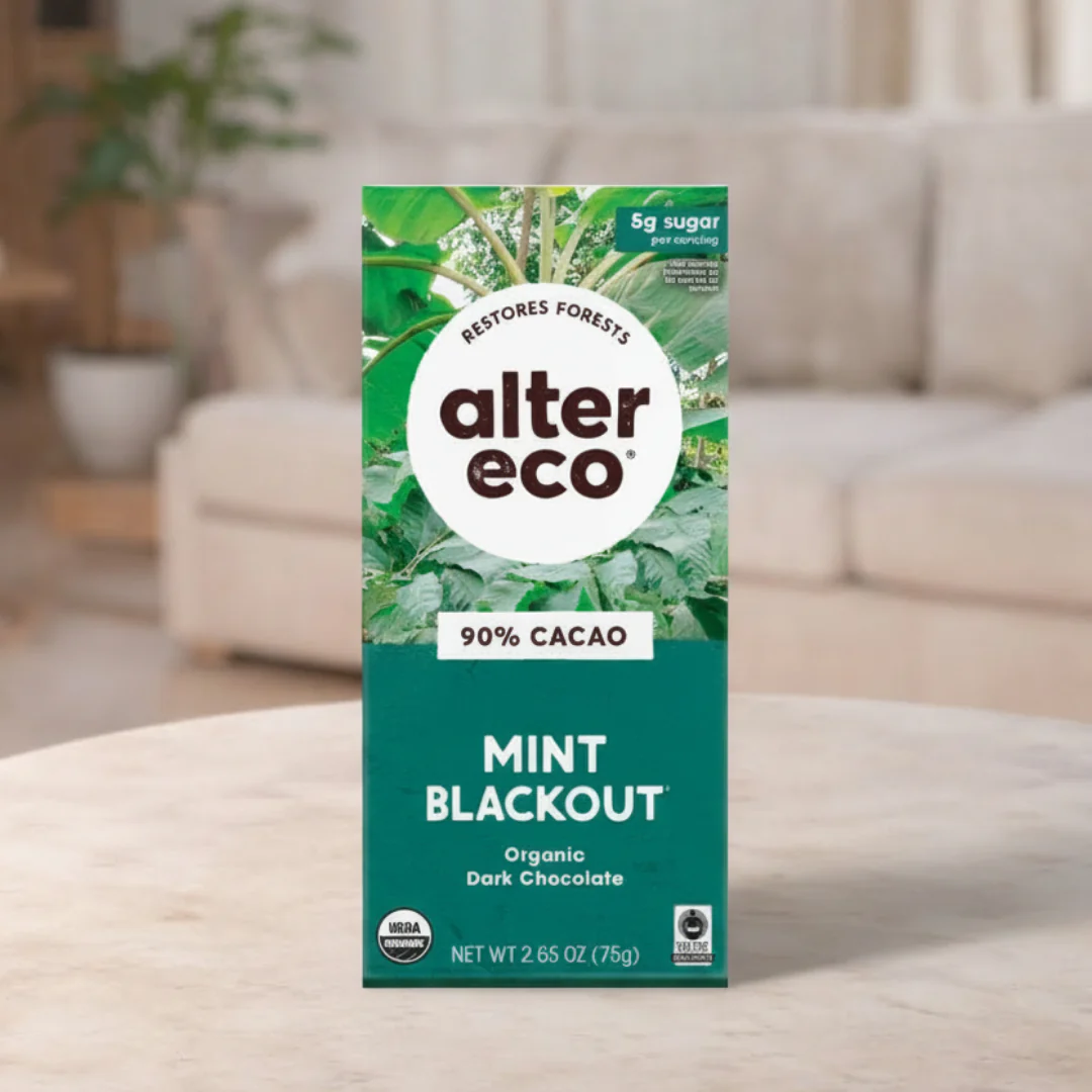 Alter Eco Mint Crisp Chocolate 75g