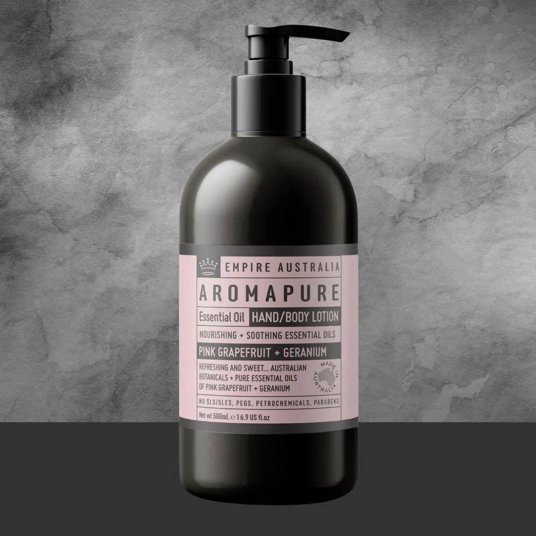 Aroma Pure Pink Grapefruit & Geranium Hand & Body Lotion 500ml - Image 2