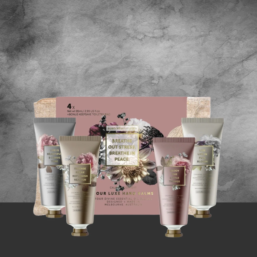 Australian Naturals ‘Affirmations’ Hand Balm Bag Gift Set - Image 2