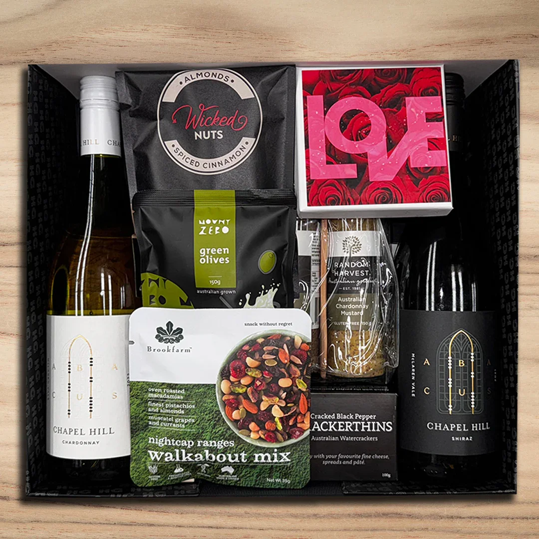 Australian Red & White Valentines Hamper - Image 4