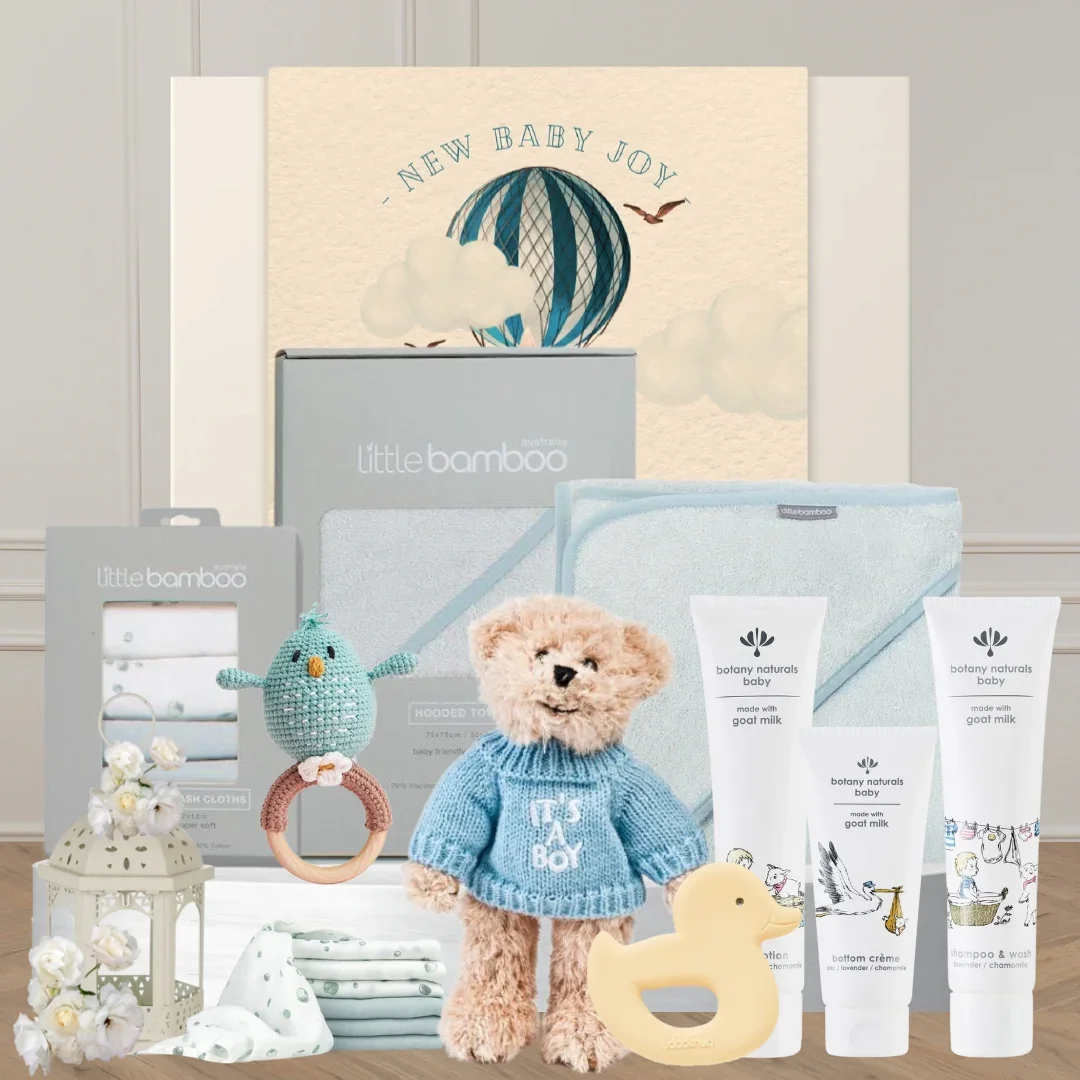 Baby Boy Bathtime Hamper - Image 2