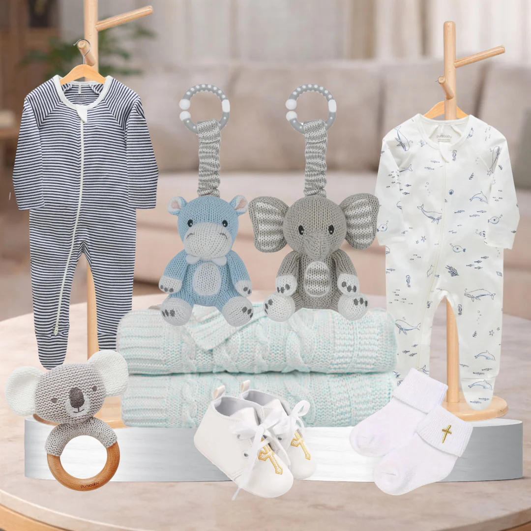 Baby Boy Christening Gift Hamper