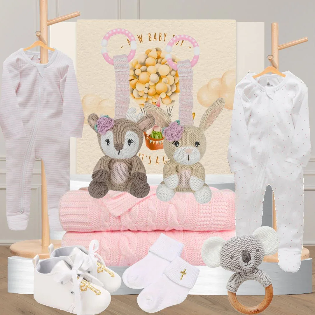 Baby Girl Christening Gift Hamper - Image 2