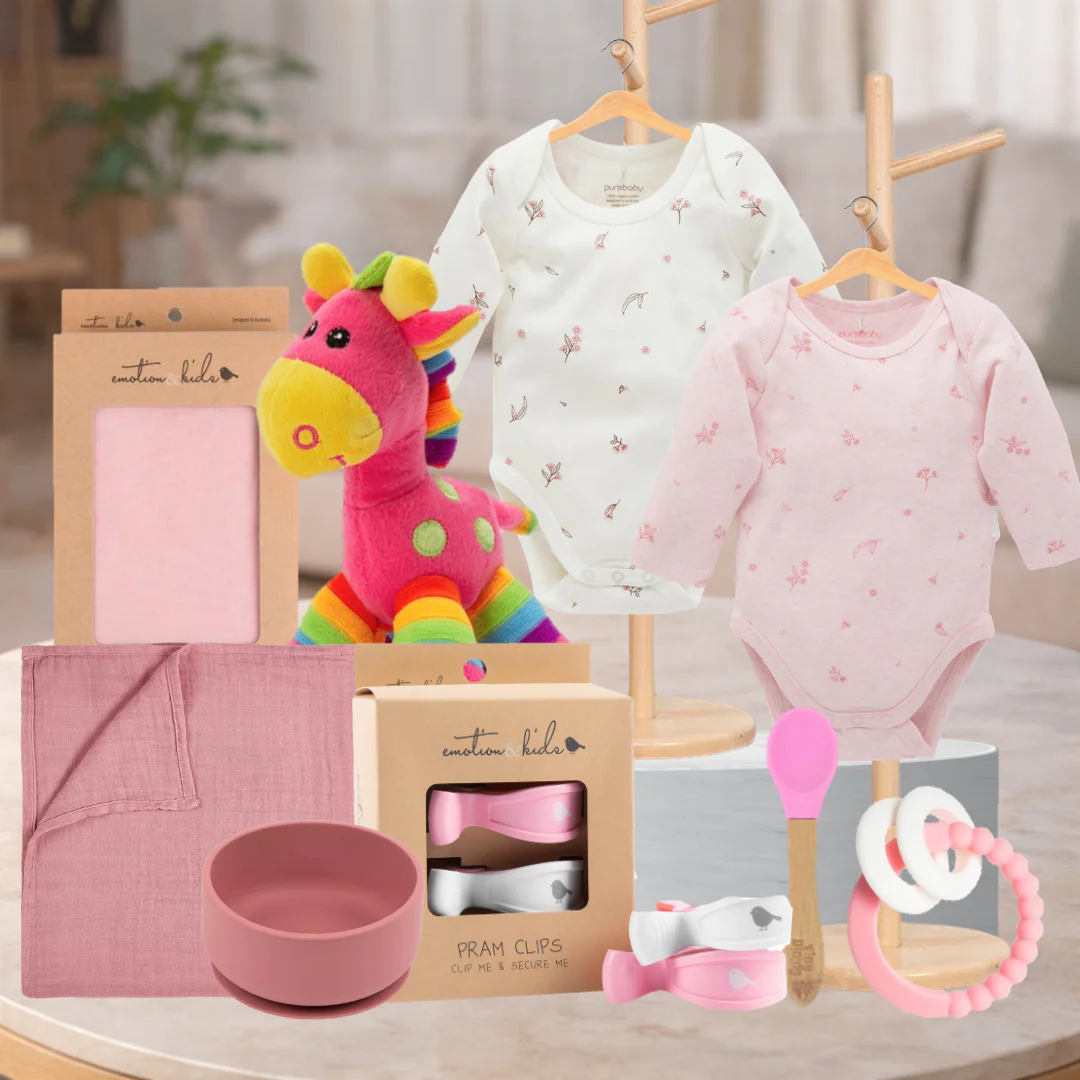 Baby Girl Cuddles Hamper