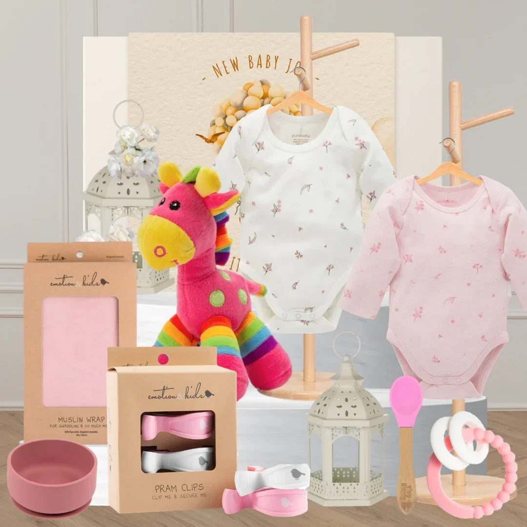 Baby Girl Cuddles Hamper - Image 2