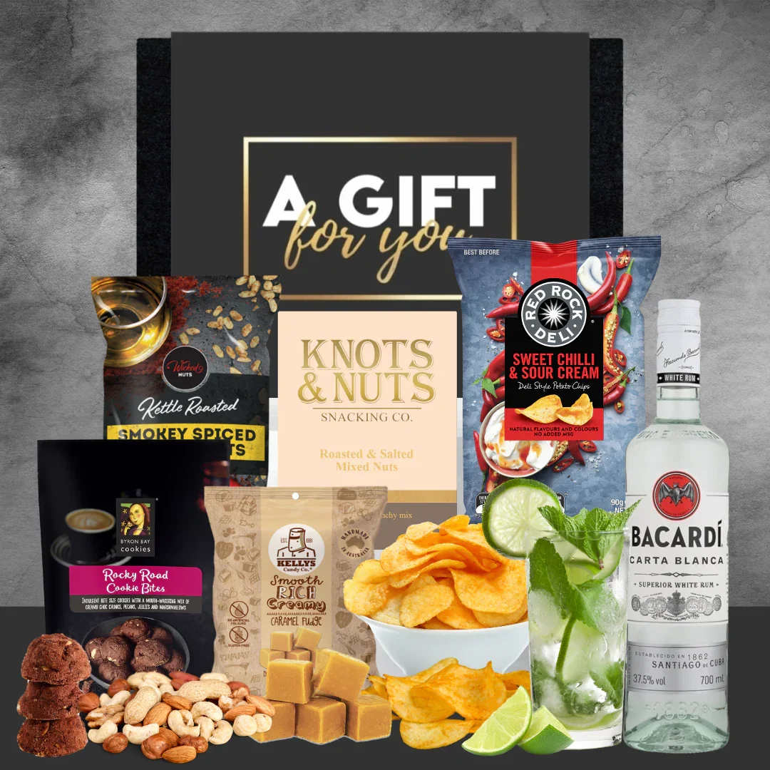 Bacardi Rum & Snacks Hamper - Image 2
