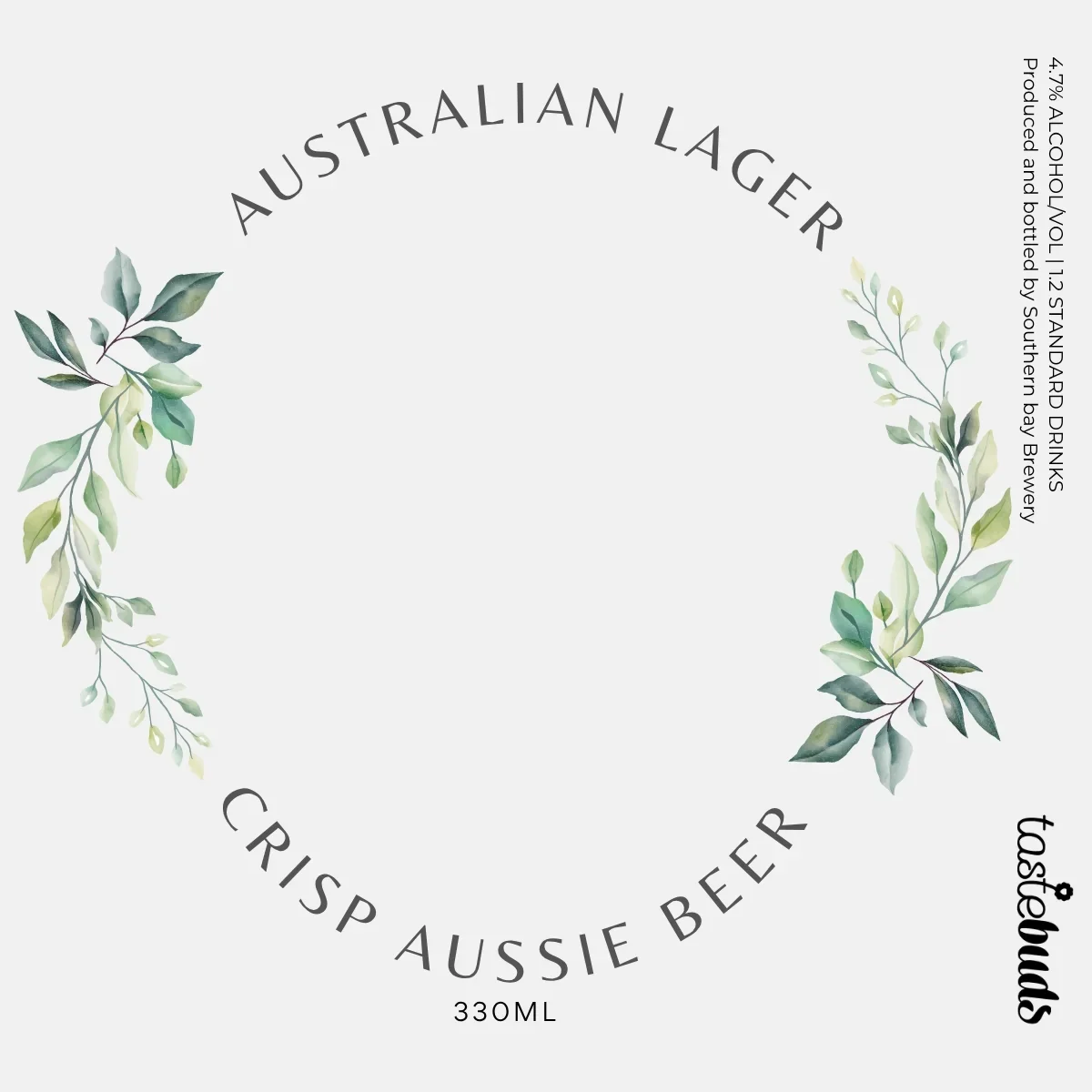 Happy Anniversary Beer Label