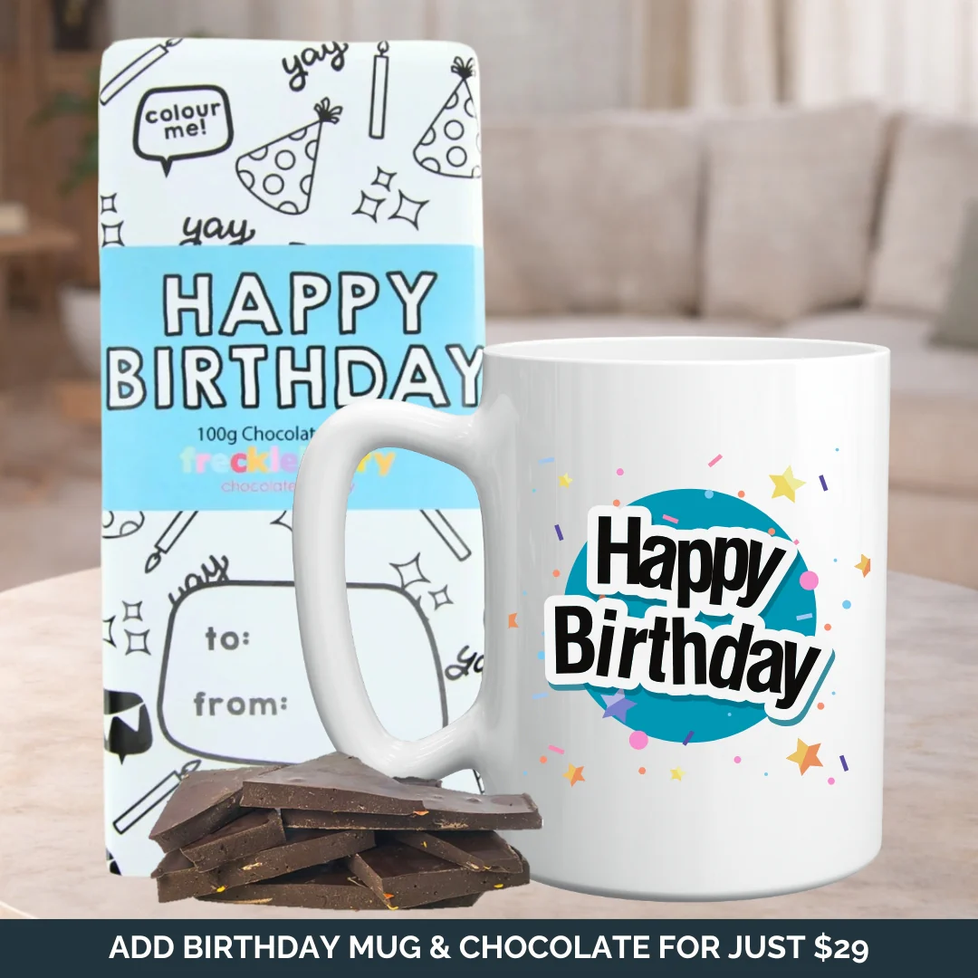 Birthday Mug & Chocolate Extras Bundle
