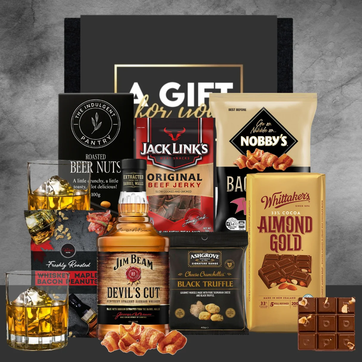 Bourbon Whisky Gift Hamper for Men - Image 3