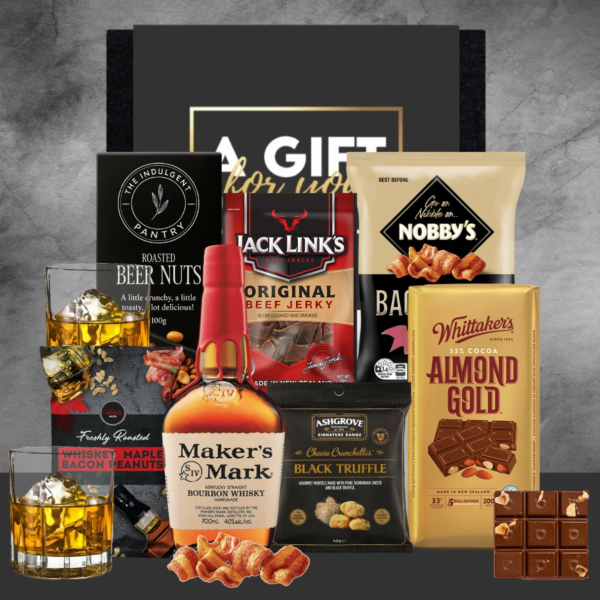 Bourbon Whisky Gift Hamper for Men - Image 4