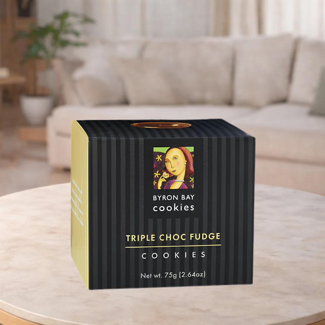 Byron Bay Cookies Triple Choc Fudge Cookie Cube 75g