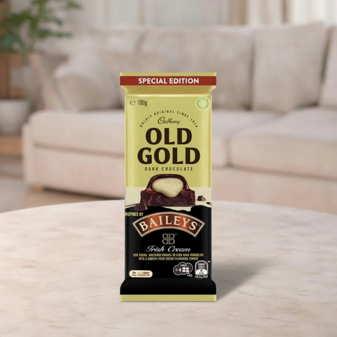 Cadbury Old Gold Baileys Chocolate Block 180g