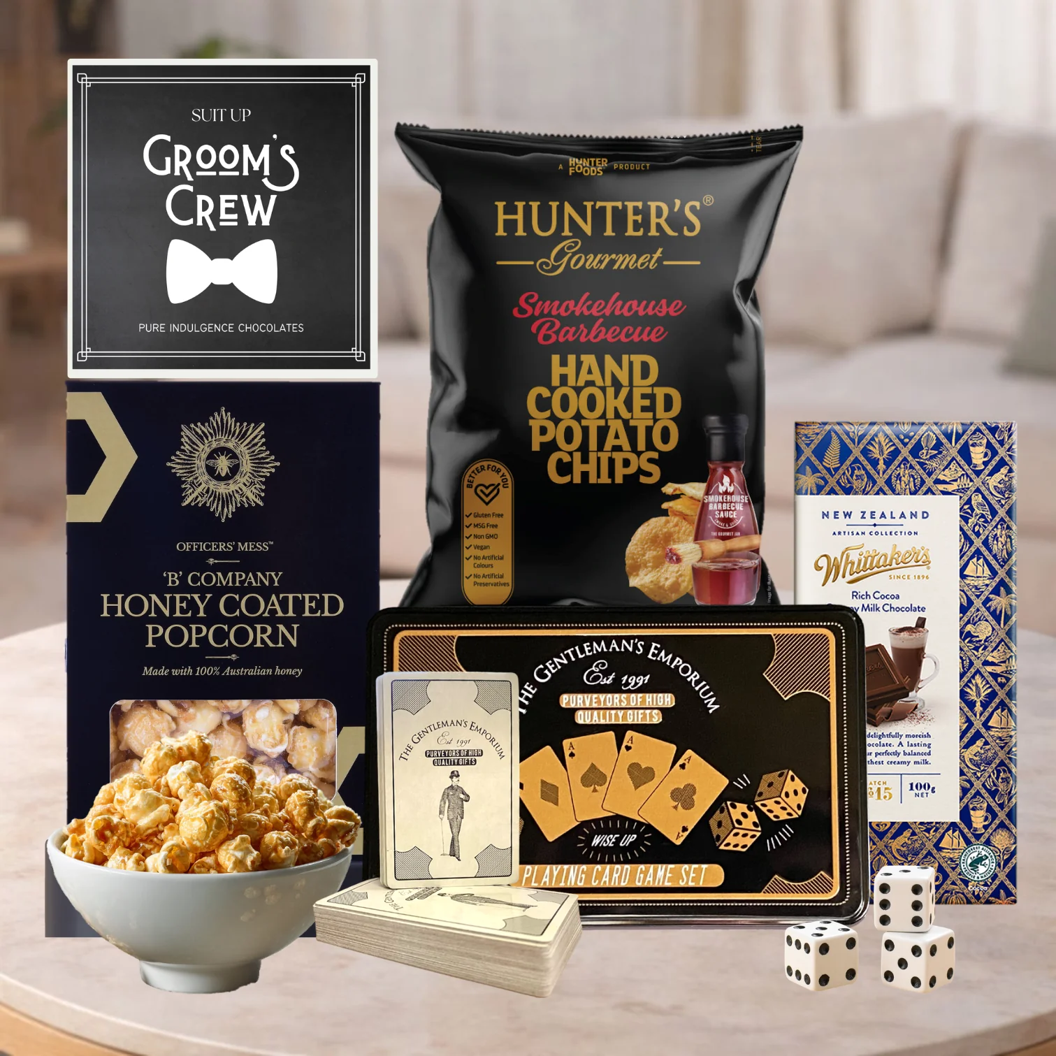 Card Games for the Groom's Crew Hamper