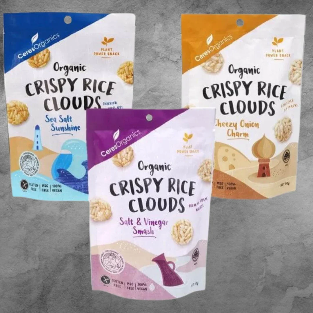 Ceres Organics Crispy Rice Cloud Varieties 100g - Image 2