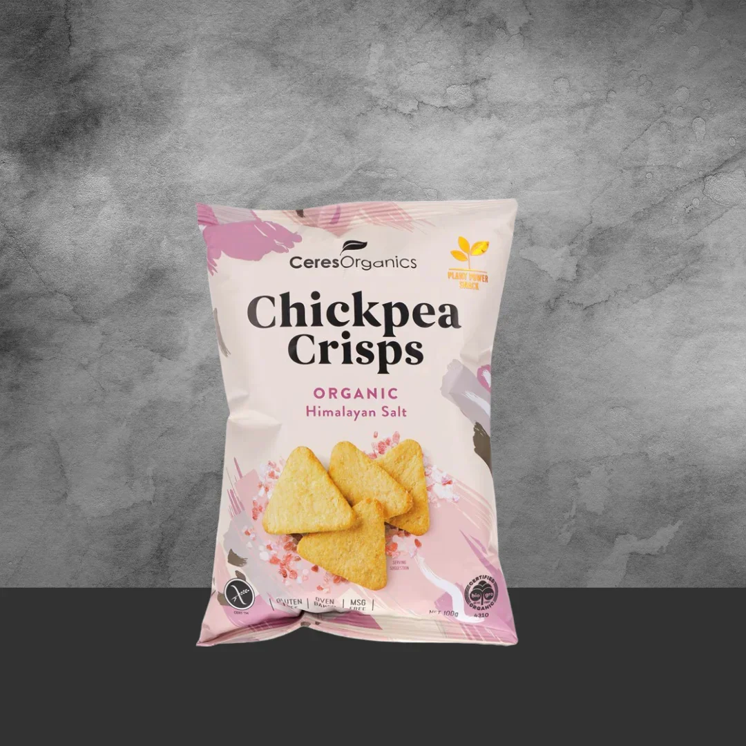 Ceres Organics Himalayan Salt Chickpea Crisps 100g - Image 2