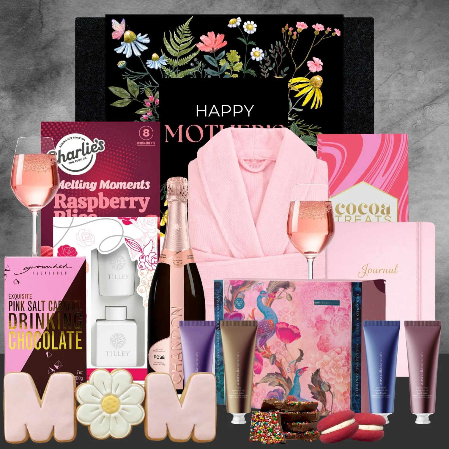 Champagne & Pamper Gift Basket for Mum - Image 2