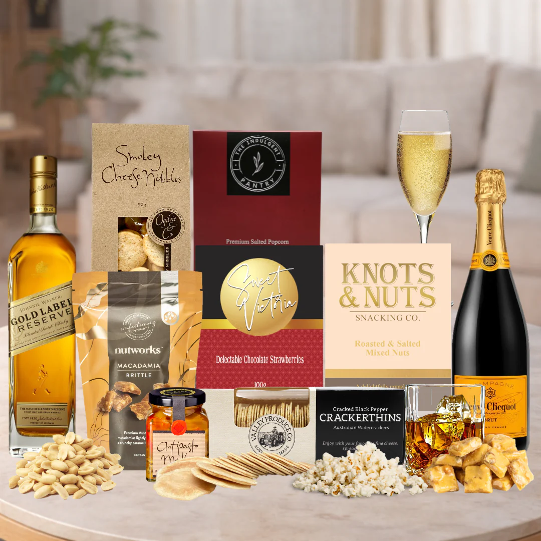 Champagne & Whiskey New Year Gif Hamper