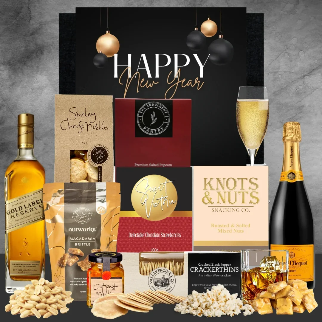 Champagne & Whiskey New Year Gif Hamper - Image 2