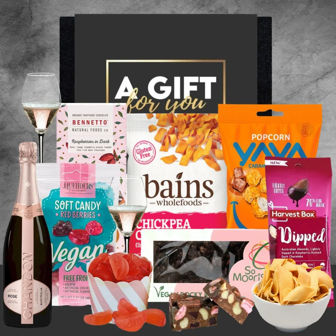 Chandon rose vegan Hamper for her