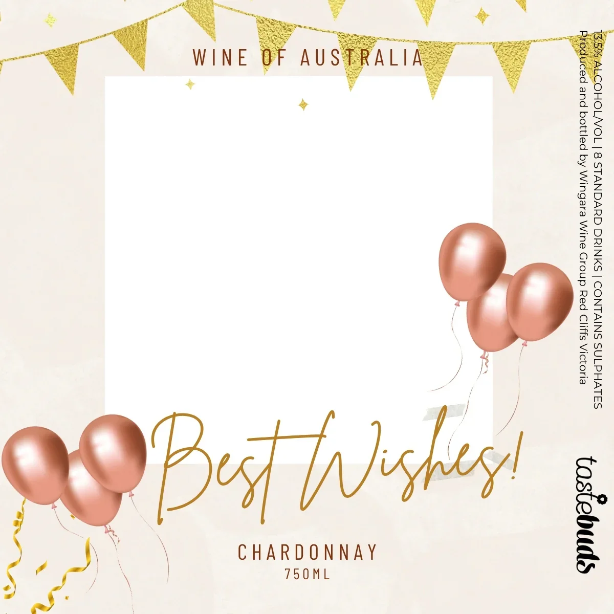 Best Wishes Chardonnay Wine Label