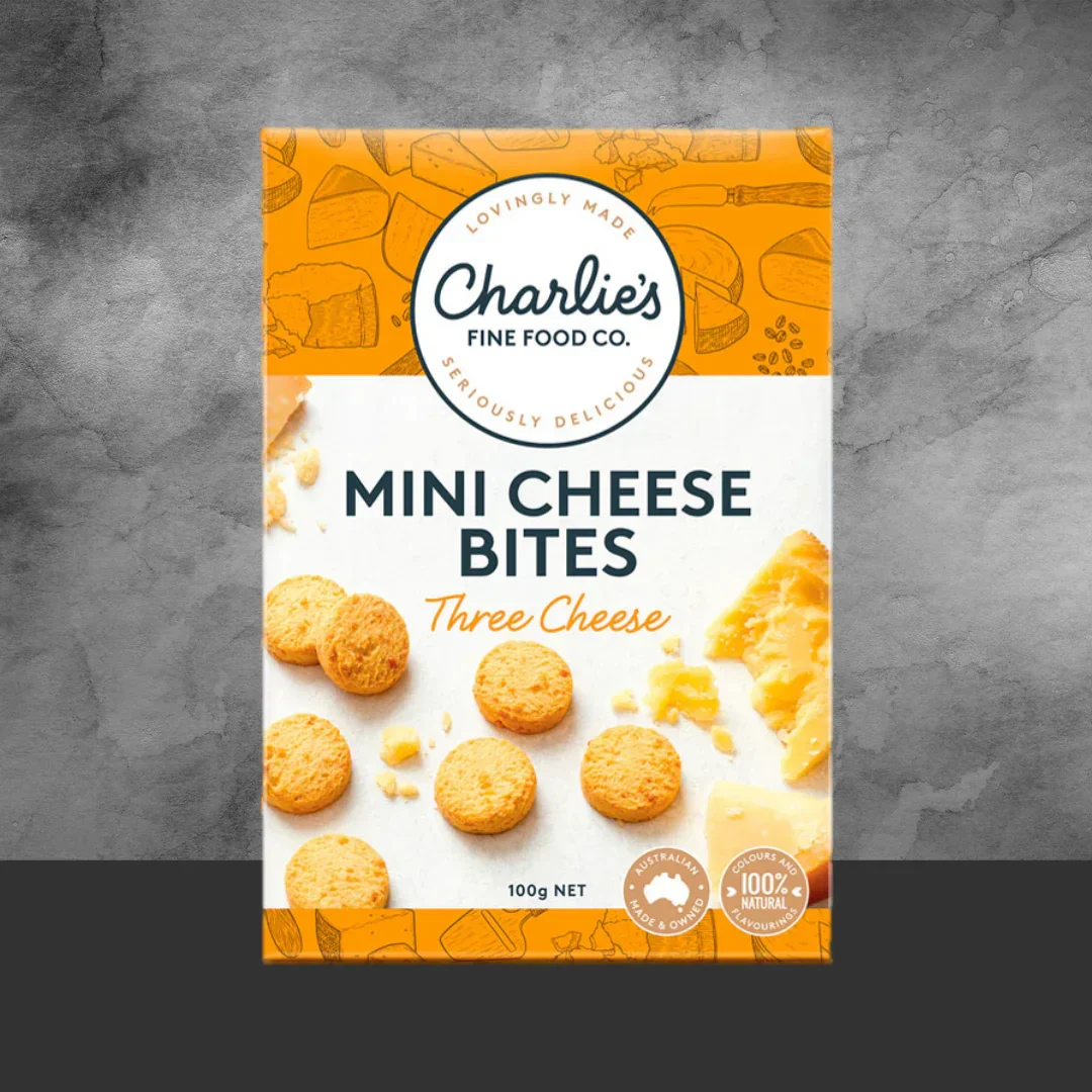 Charlie's Fine Foods Co. Three Cheese Mini Cheese Bites 100g - Image 2