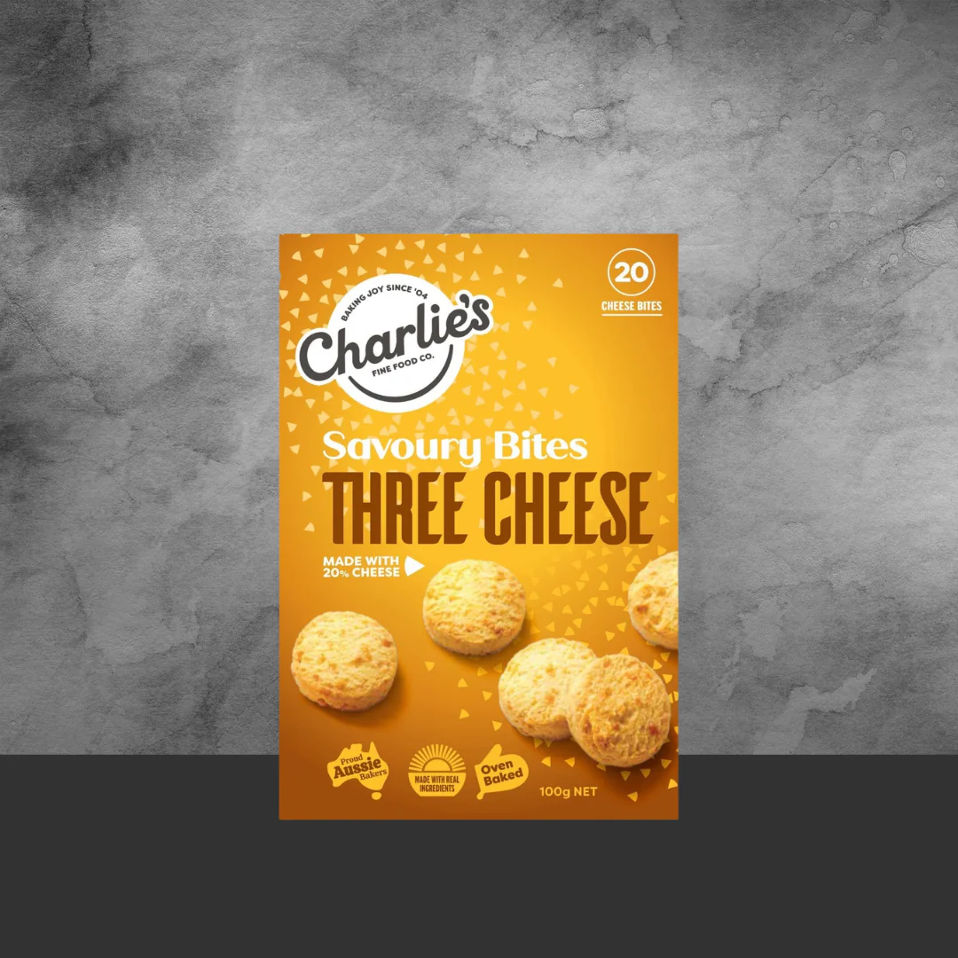 Charlie's Fine Foods Three Cheese Mini Cheese Bites 60g - Image 2
