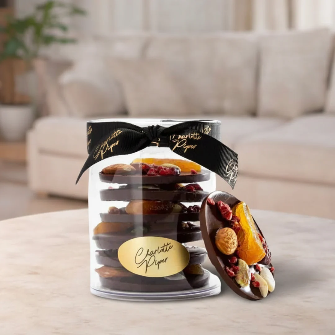Charlotte Piper Dark Chocolate Mendiant 115g